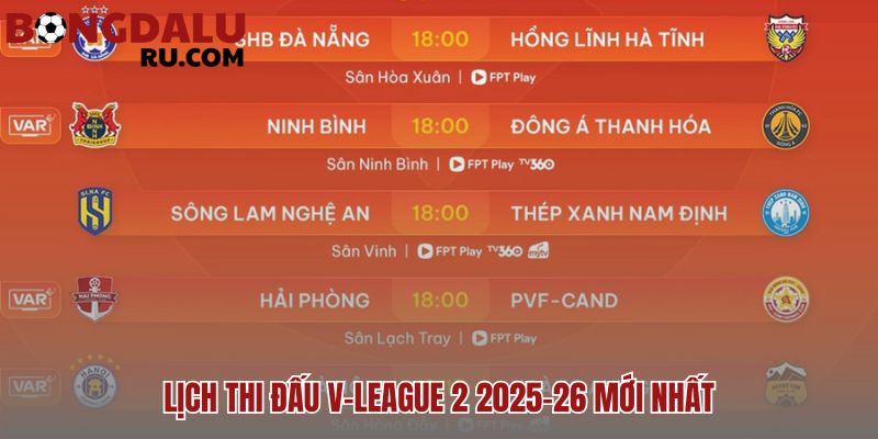 Giải hạng nhất quốc gia việt nam: tổng quan & lịch thi đấu chính thức